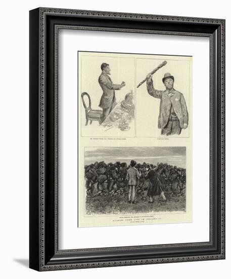 Studies from Life in Ireland, II-null-Framed Giclee Print