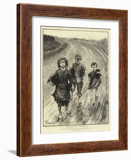 Studies from Life in Ireland, VI-Charles Paul Renouard-Framed Giclee Print