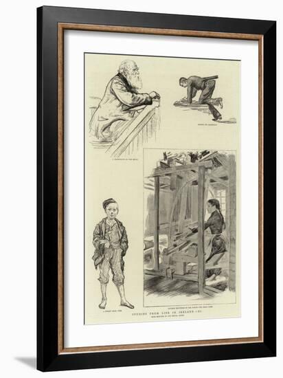 Studies from Life in Ireland, XI-null-Framed Giclee Print