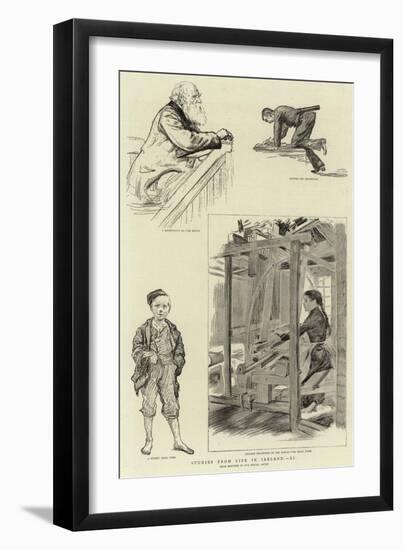 Studies from Life in Ireland, XI-null-Framed Giclee Print