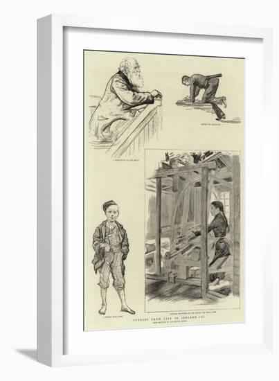 Studies from Life in Ireland, XI-null-Framed Giclee Print