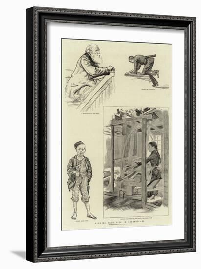 Studies from Life in Ireland, XI-null-Framed Giclee Print