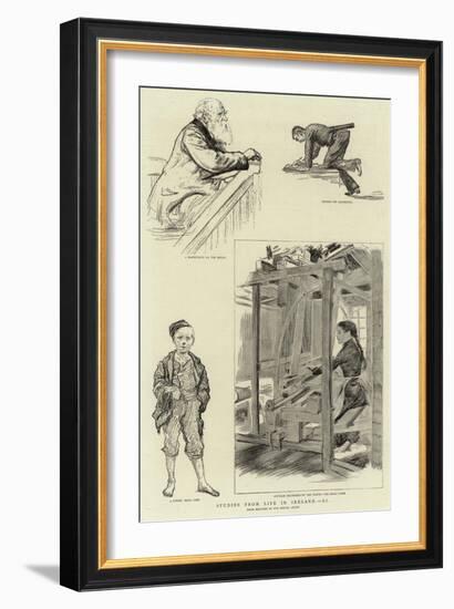 Studies from Life in Ireland, XI-null-Framed Giclee Print