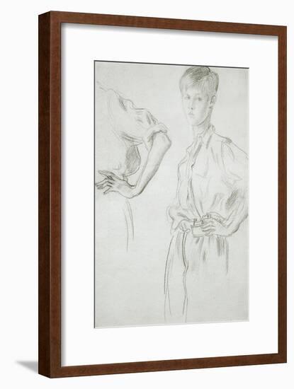 Studies of a Boy-Augustus Edwin John-Framed Giclee Print