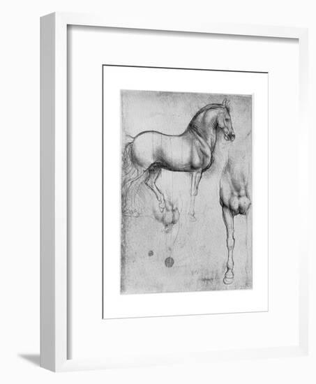 Studies of Horses, C1490-Leonardo da Vinci-Framed Giclee Print