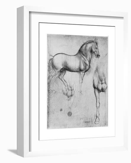 Studies of Horses, C1490-Leonardo da Vinci-Framed Giclee Print