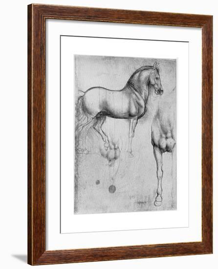 Studies of Horses, C1490-Leonardo da Vinci-Framed Giclee Print