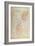 Studies of Madonna and Child (Ink) Inv.1859/5014/818 Recto (W.31)-Michelangelo Buonarroti-Framed Giclee Print