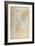 Studies of Madonna and Child (Ink) Inv.1859/5014/818 Recto (W.31)-Michelangelo Buonarroti-Framed Giclee Print