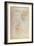 Studies of Madonna and Child (Ink) Inv.1859/5014/818 Recto (W.31)-Michelangelo Buonarroti-Framed Giclee Print