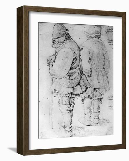 Studies of Peasants, 1913-Pieter Bruegel the Elder-Framed Giclee Print