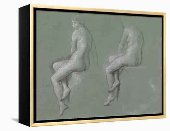 Studies of the Nude-Edward John Poynter-Framed Premier Image Canvas