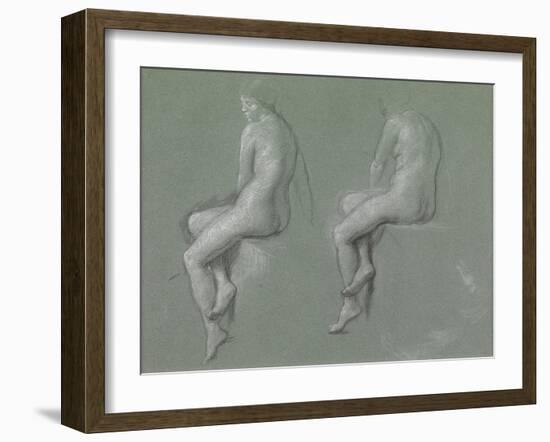 Studies of the Nude-Edward John Poynter-Framed Giclee Print