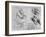 Studies of Water Eddies, C1513-Leonardo da Vinci-Framed Giclee Print