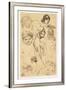 Studies of Women-Paul Albert Besnard-Framed Giclee Print