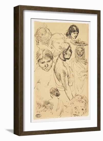 Studies of Women-Paul Albert Besnard-Framed Giclee Print