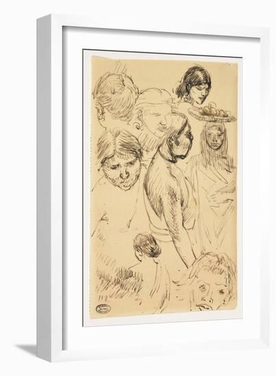 Studies of Women-Paul Albert Besnard-Framed Giclee Print