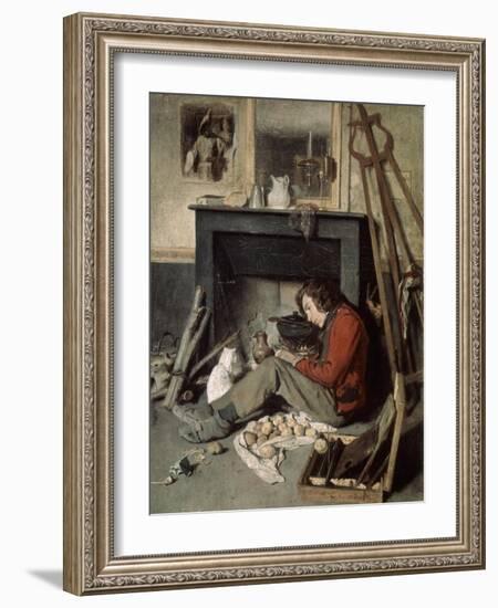 Studio Interior, 1845-Octave Tassaert-Framed Giclee Print