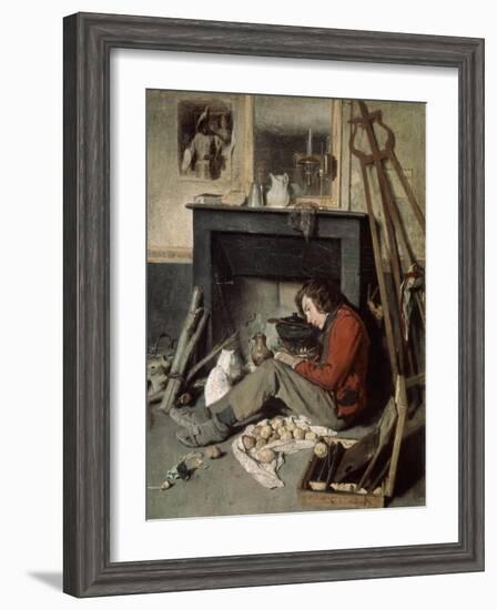 Studio Interior, 1845-Octave Tassaert-Framed Giclee Print