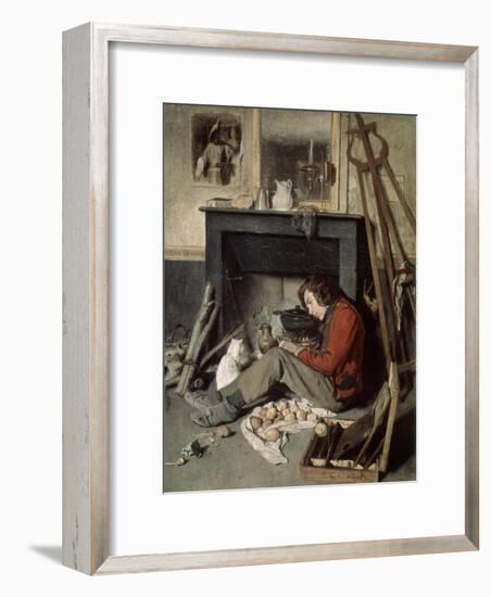 Studio Interior, 1845-Octave Tassaert-Framed Giclee Print