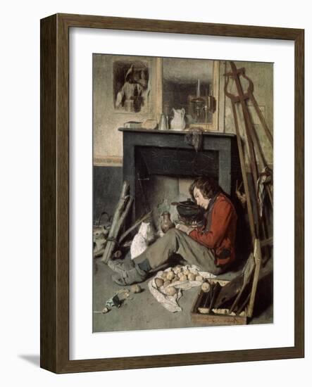 Studio Interior, 1845-Octave Tassaert-Framed Giclee Print