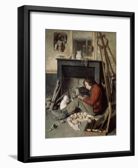 Studio Interior, 1845-Octave Tassaert-Framed Giclee Print