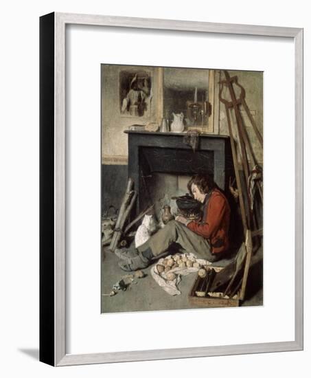 Studio Interior, 1845-Octave Tassaert-Framed Giclee Print