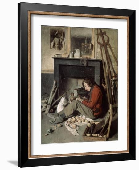 Studio Interior, 1845-Octave Tassaert-Framed Giclee Print