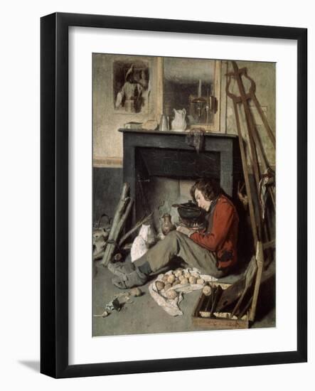 Studio Interior, 1845-Octave Tassaert-Framed Giclee Print