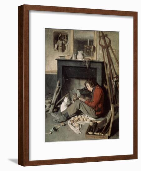 Studio Interior, 1845-Octave Tassaert-Framed Giclee Print