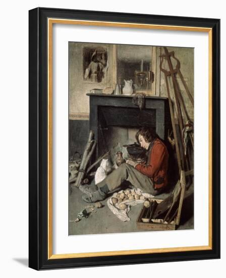 Studio Interior, 1845-Octave Tassaert-Framed Giclee Print