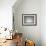 Studio Interior With Spotlights-pinkypills-Framed Art Print displayed on a wall