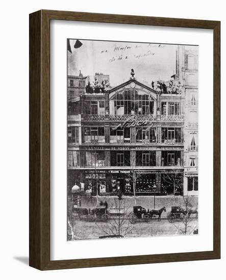 Studio of Nadar at 35 Boulevard Des Capucines, Paris, c.1855-Nadar-Framed Photographic Print
