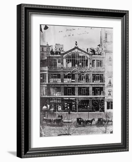 Studio of Nadar at 35 Boulevard Des Capucines, Paris, c.1855-Nadar-Framed Photographic Print