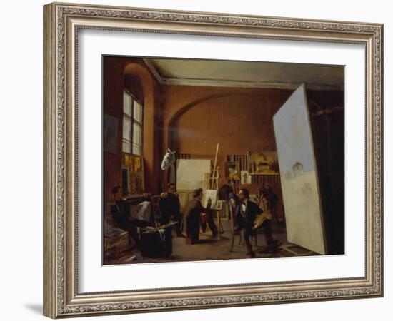 Studio of the Painter Count Vasily Maksutov, 1858-Yevgraf Semyonovich Sorokin-Framed Giclee Print