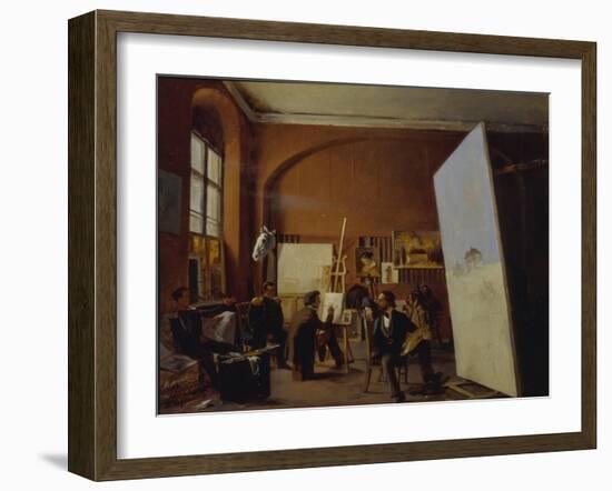 Studio of the Painter Count Vasily Maksutov, 1858-Yevgraf Semyonovich Sorokin-Framed Giclee Print