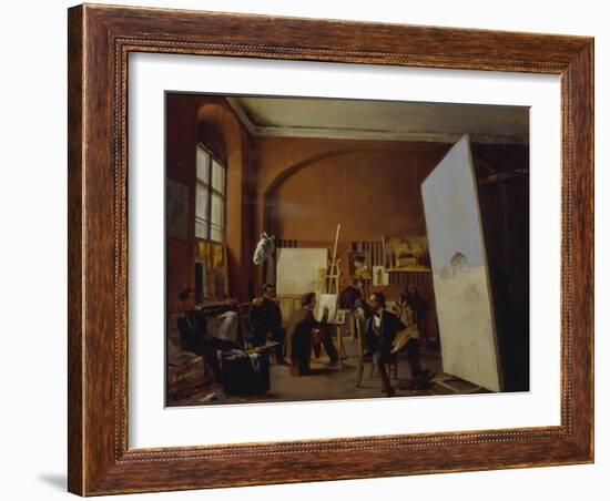 Studio of the Painter Count Vasily Maksutov, 1858-Yevgraf Semyonovich Sorokin-Framed Giclee Print