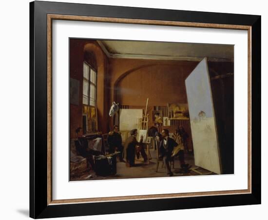 Studio of the Painter Count Vasily Maksutov, 1858-Yevgraf Semyonovich Sorokin-Framed Giclee Print