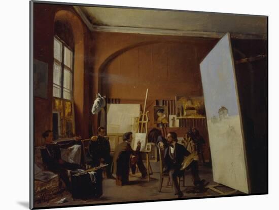 Studio of the Painter Count Vasily Maksutov, 1858-Yevgraf Semyonovich Sorokin-Mounted Giclee Print