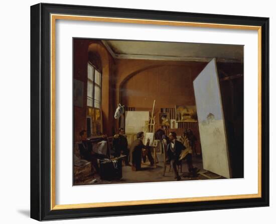 Studio of the Painter Count Vasily Maksutov, 1858-Yevgraf Semyonovich Sorokin-Framed Giclee Print