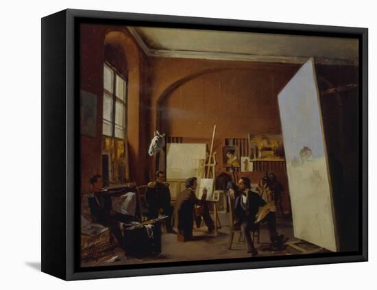 Studio of the Painter Count Vasily Maksutov, 1858-Yevgraf Semyonovich Sorokin-Framed Premier Image Canvas