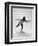 Studio Photos of Gloria Steinem Riding a Skateboard with a 007 James Bond Sweatshirt, 1965-Yale Joel-Framed Photographic Print