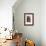 Studio Portrait, Father and Daughter with Greyhound-null-Framed Photographic Print displayed on a wall