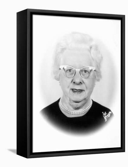 Studio Portrait of Grandma, Ca. 1964.-Kirn Vintage Stock-Framed Premier Image Canvas