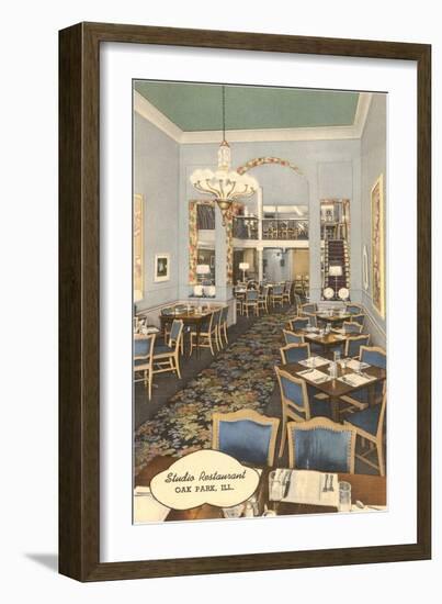 Studio Restaurant, Oak Park, Illinois-null-Framed Premium Giclee Print