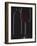 Studio Shot of Back-Lit Glass and Bottle of Red Wine-Lee Frost-Framed Photographic Print