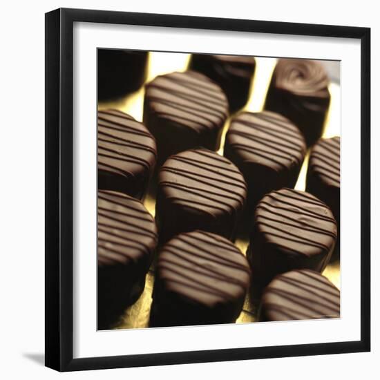 Studio Shot of Chocolates-John Miller-Framed Photographic Print