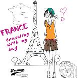 Story Of Three Girls France-studiohome-Art Print