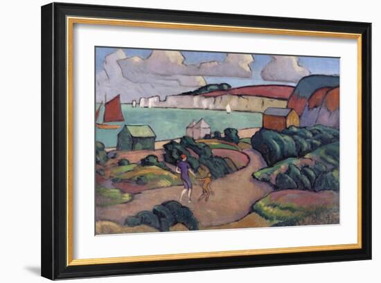 Studland Bay, 1911-Roger Eliot Fry-Framed Giclee Print