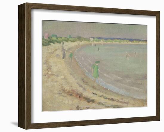 Studland Beach, 1911 (Oil on Canvas)-Roger Eliot Fry-Framed Giclee Print